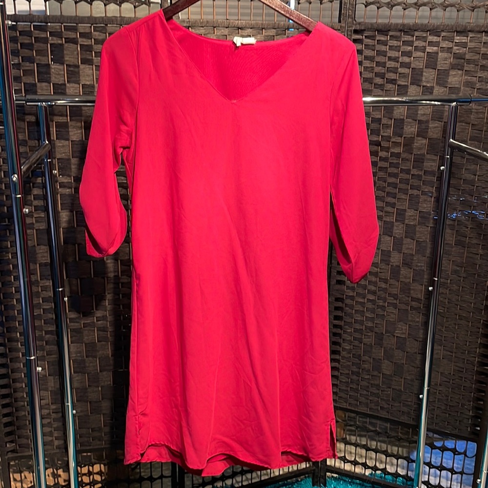 MIDI dress 3/4 sleeve casual v neck by Japna